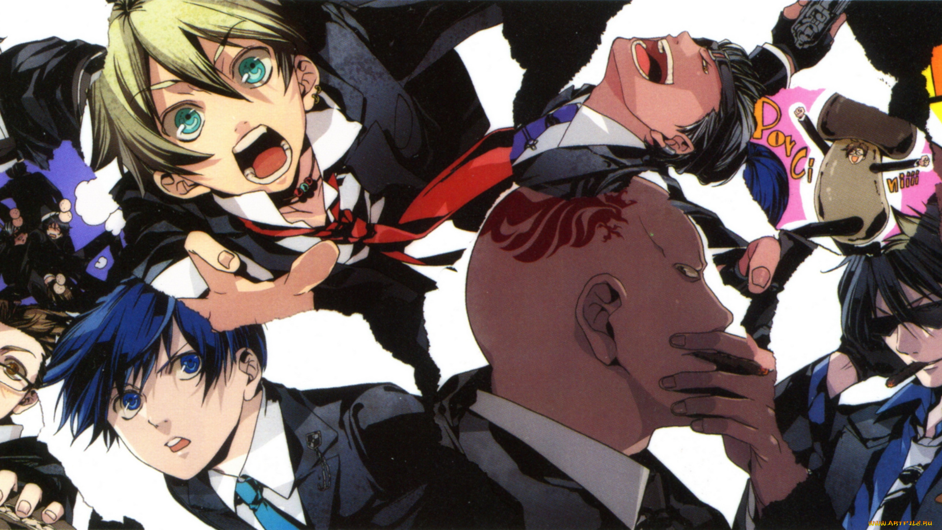 аниме, arcana, famiglia, arcana, famiglia