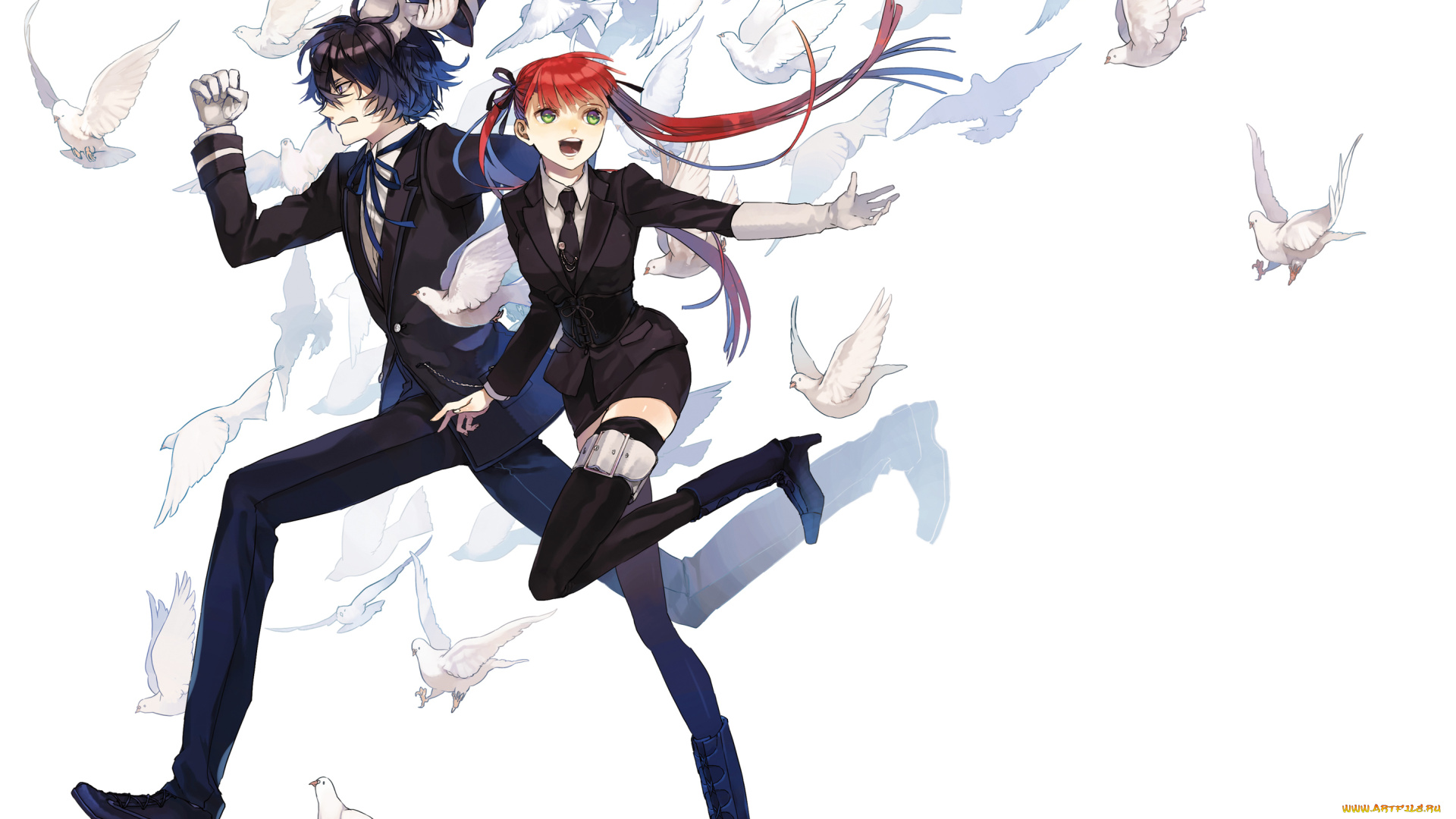 аниме, arcana, famiglia, arcana, famiglia