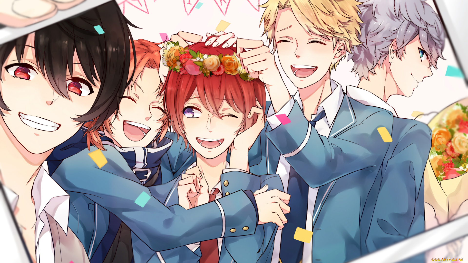 аниме, ensemble, stars, knights