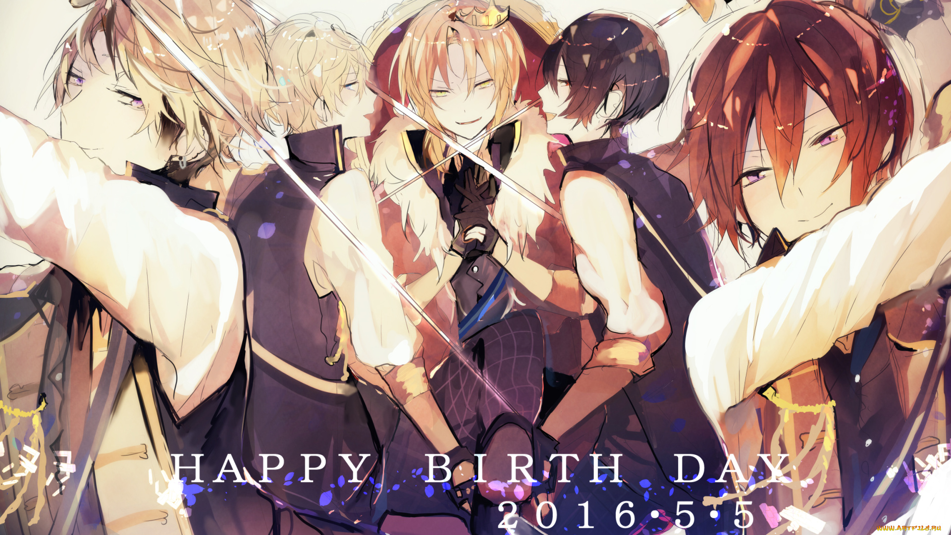 аниме, ensemble, stars, knights