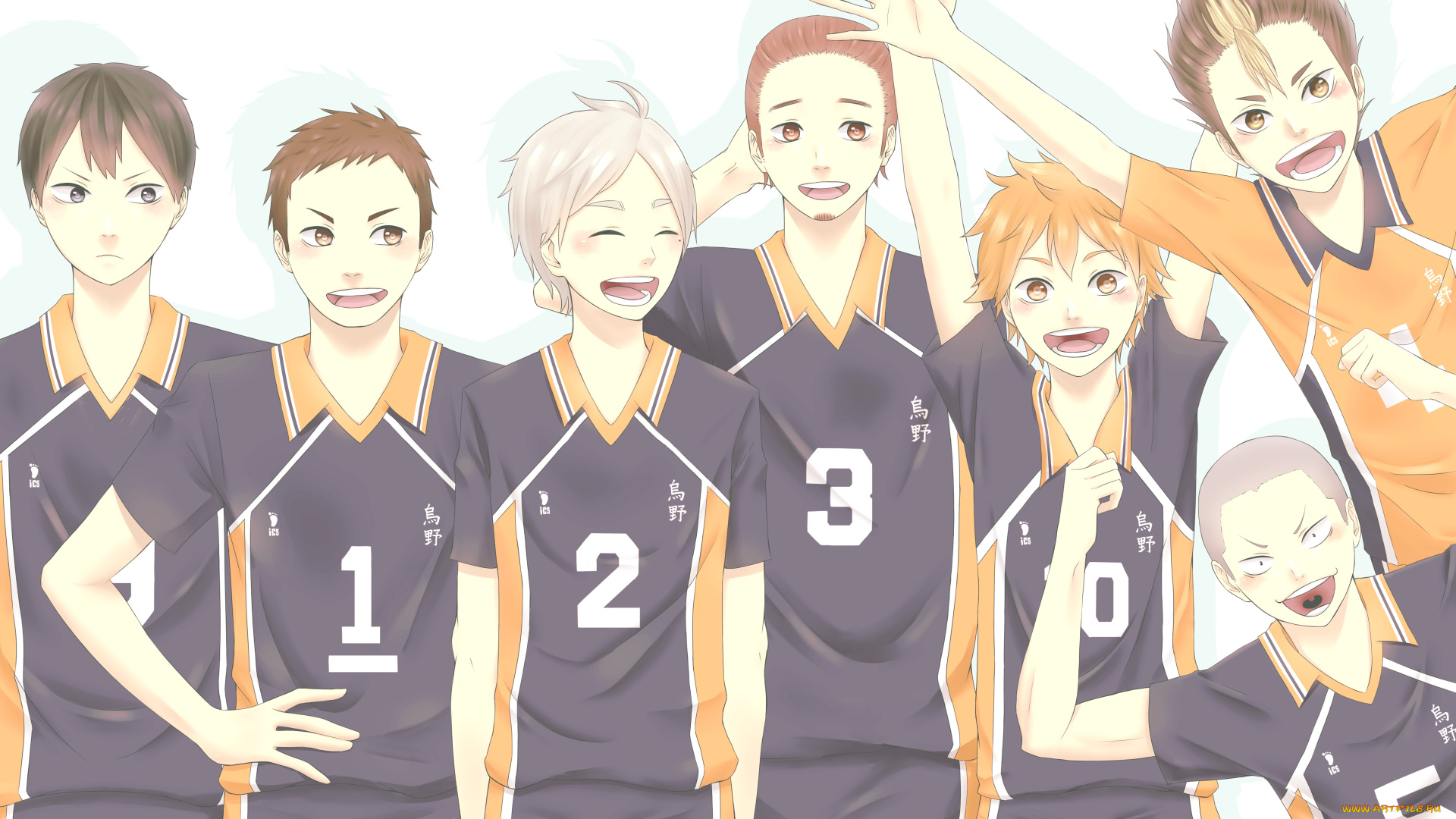 аниме, haikyuu, karasuno, high