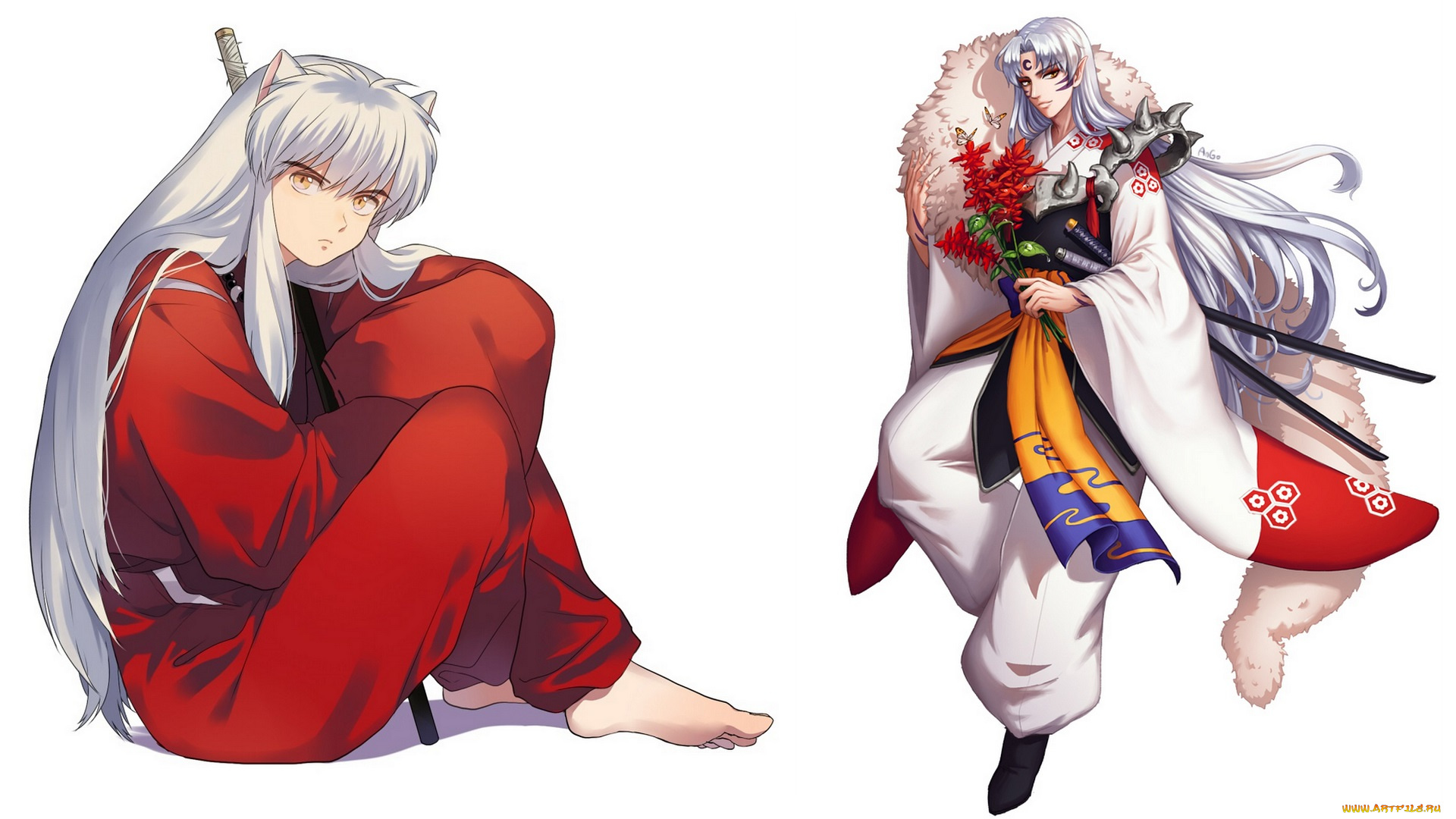 аниме, inuyasha, братья