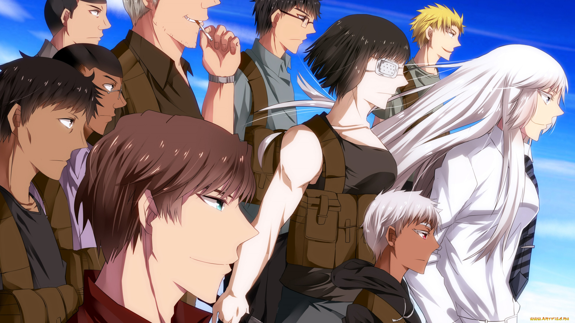 аниме, jormungand, персонажи