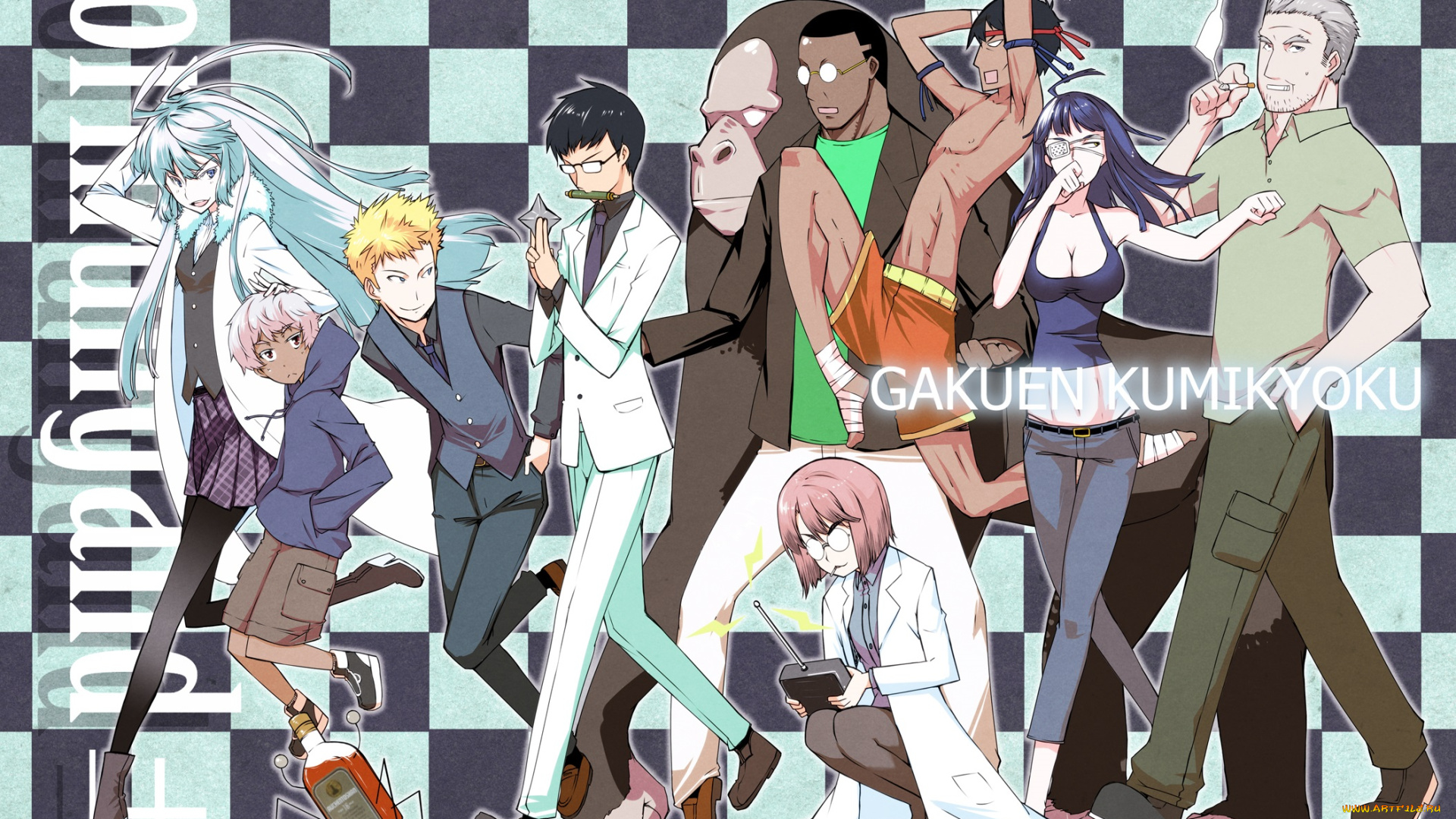 аниме, jormungand, персонажи