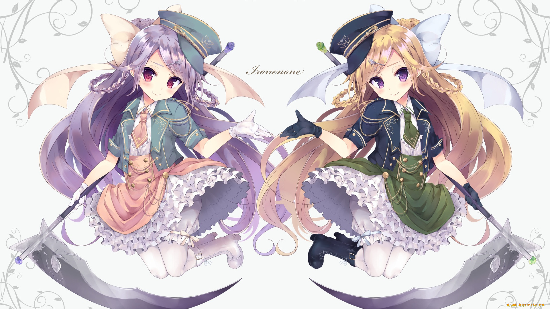 аниме, оружие, , техника, , технологии, девочки