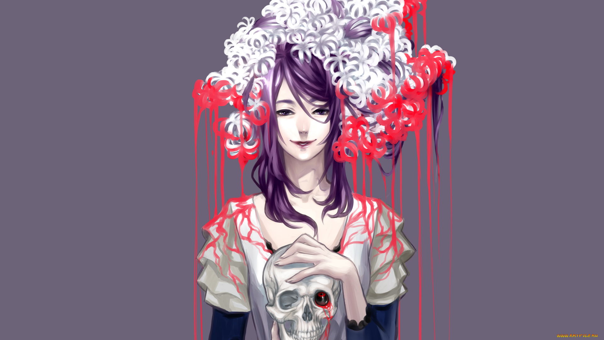 аниме, tokyo, ghoul, девушка