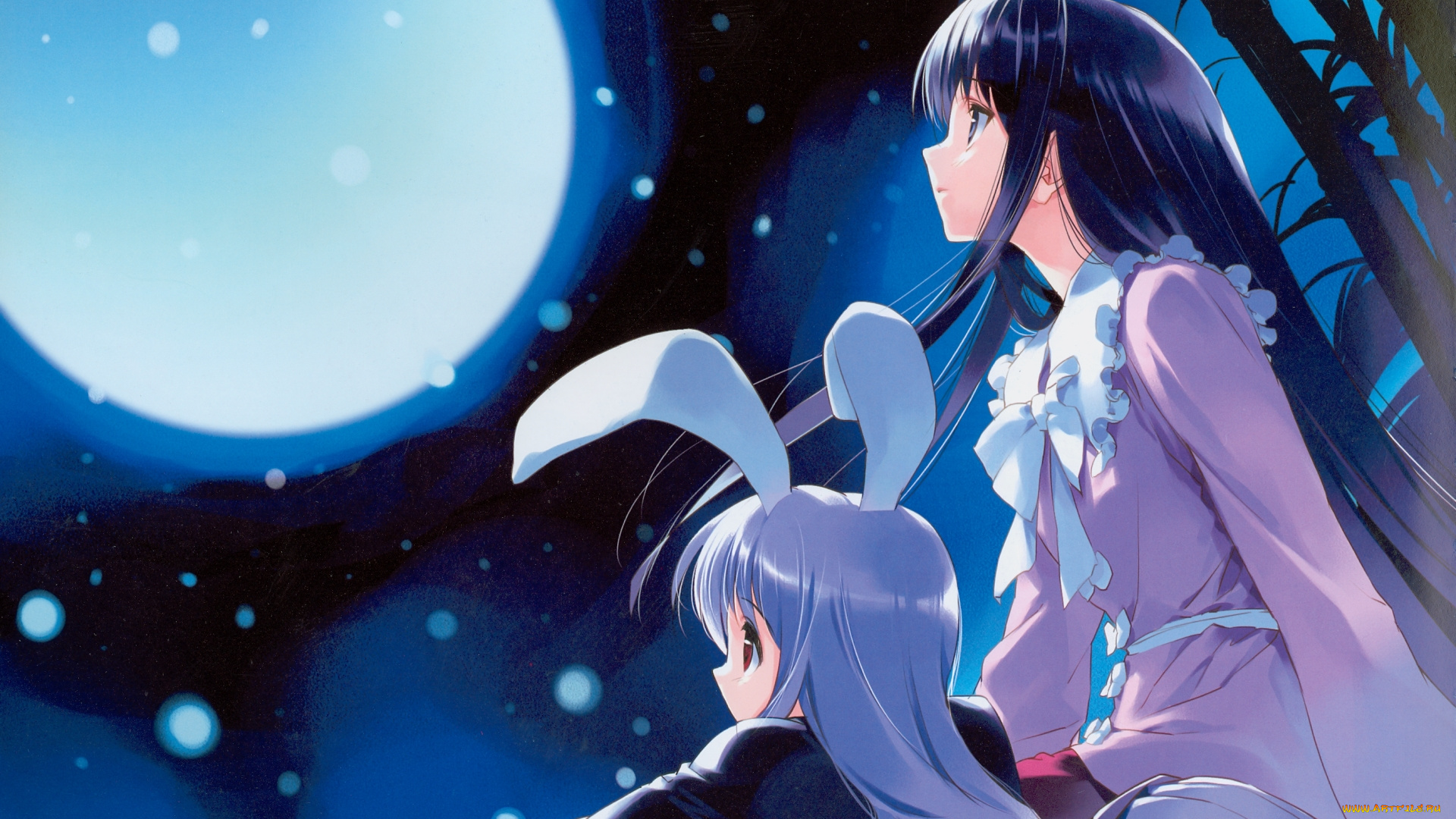 аниме, touhou, взгляд, фон, девушка