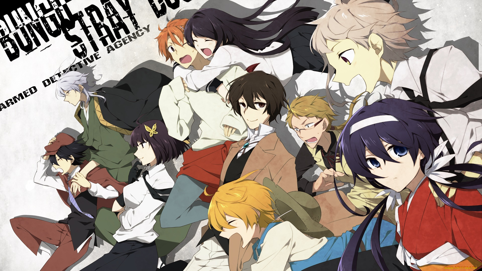 bungou, stray, dogs, аниме, персонажи