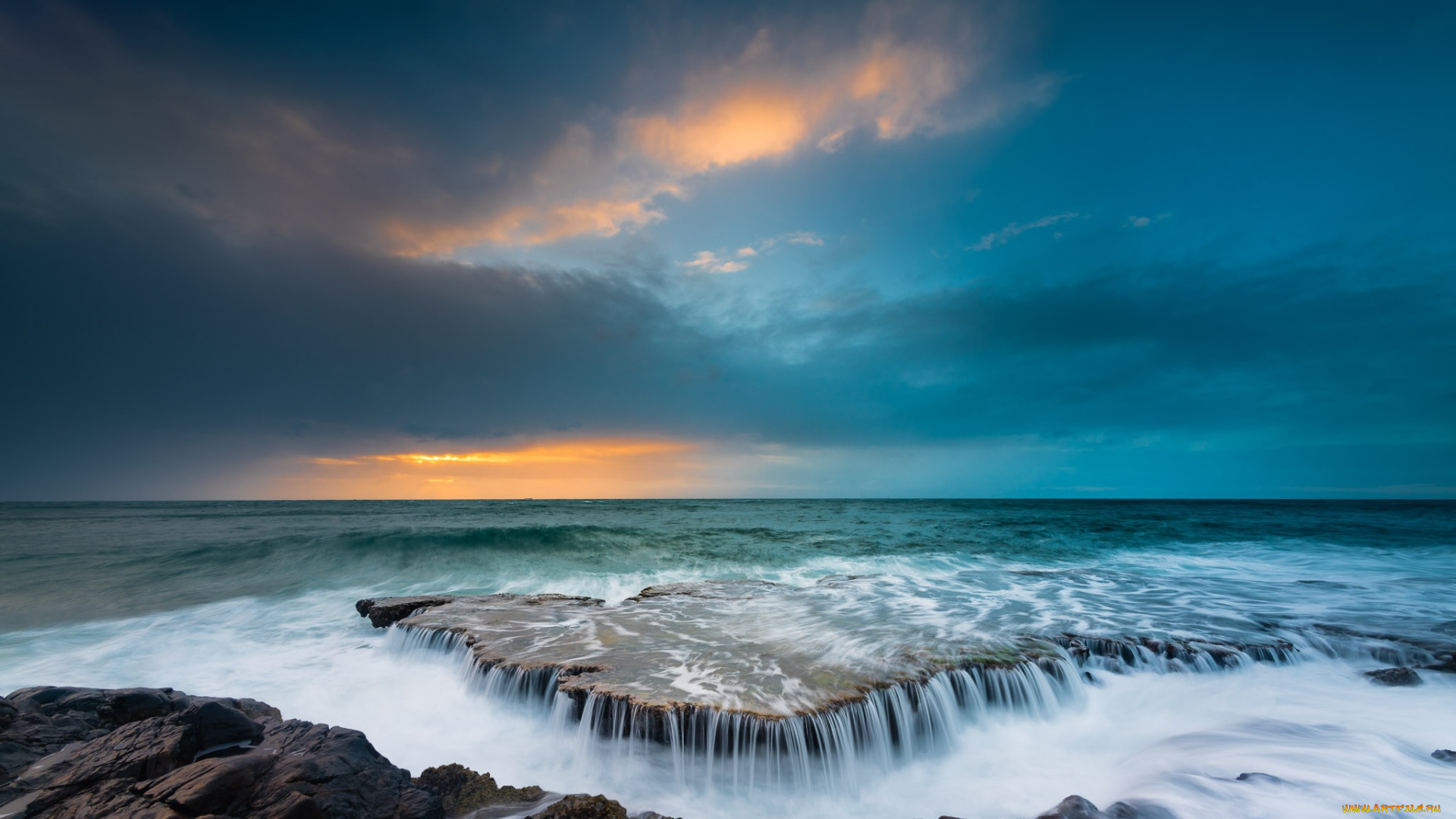 природа, побережье, вода