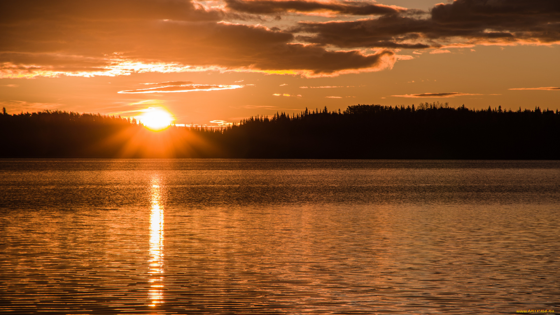 природа, восходы, закаты, закат
