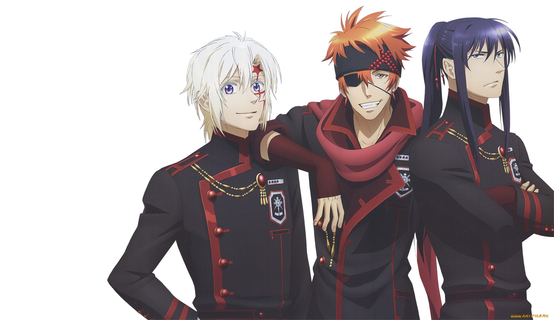 аниме, , gray-man, парни