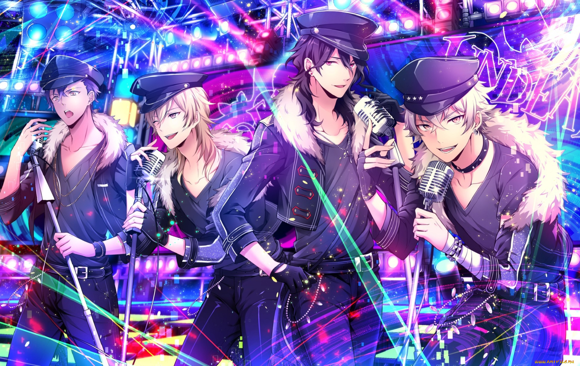 аниме, ensemble, stars, hakaze, kaoru, sakuma, rei, otogari, adonis, oogami, kouga