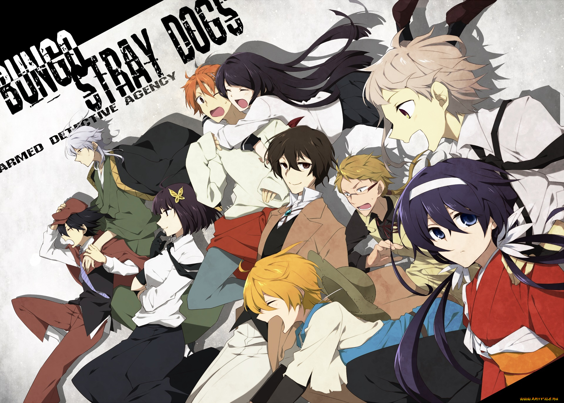 bungou, stray, dogs, аниме, персонажи