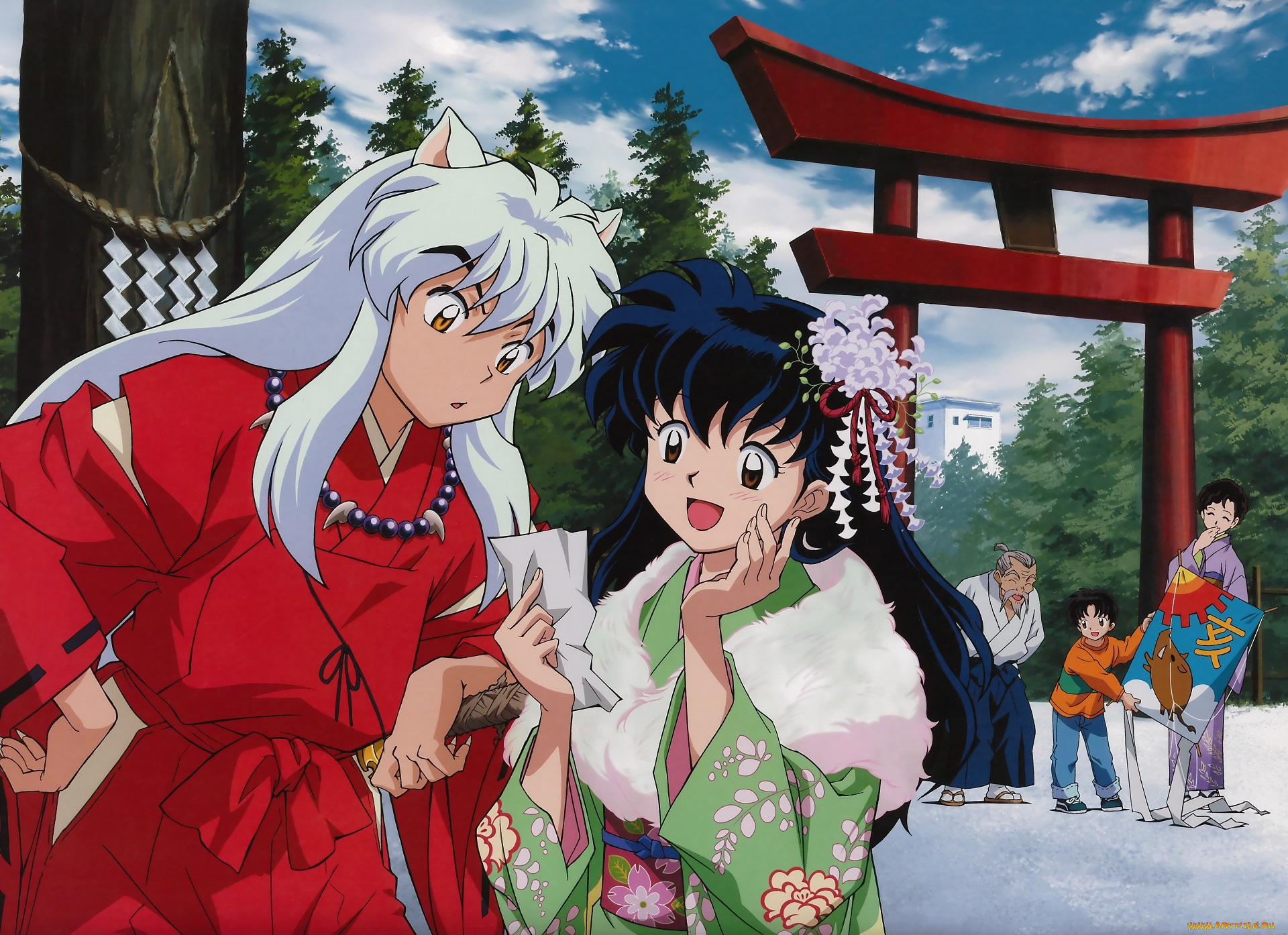 аниме, inuyasha, инуяша