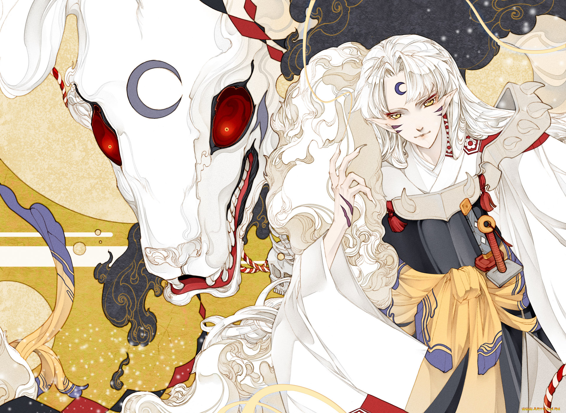 аниме, inuyasha, сешоумару