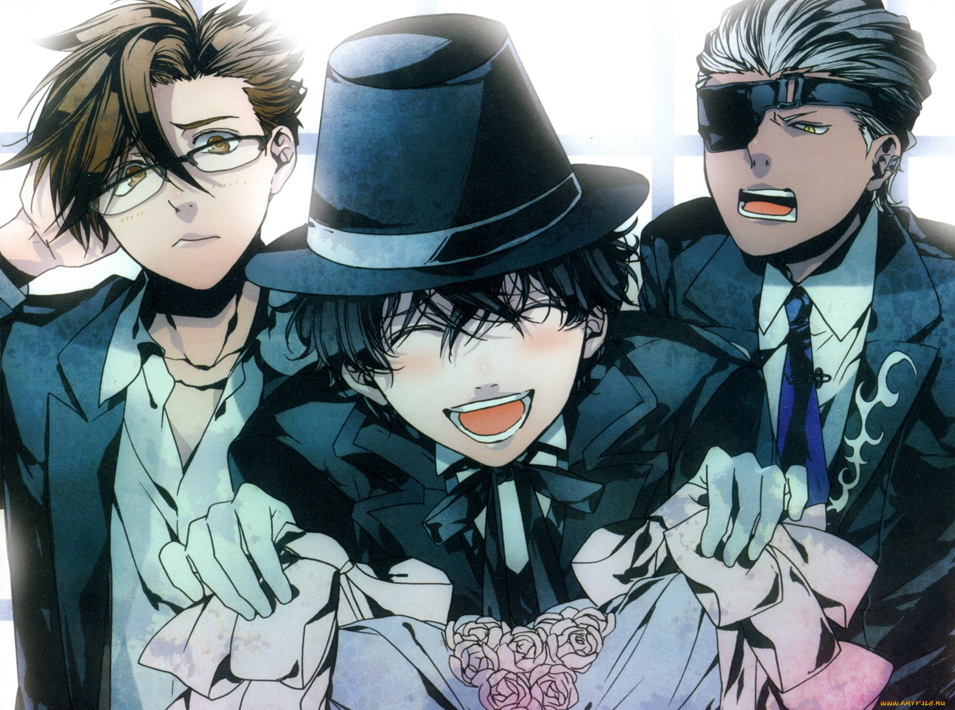 аниме, arcana, famiglia, arcana, famiglia