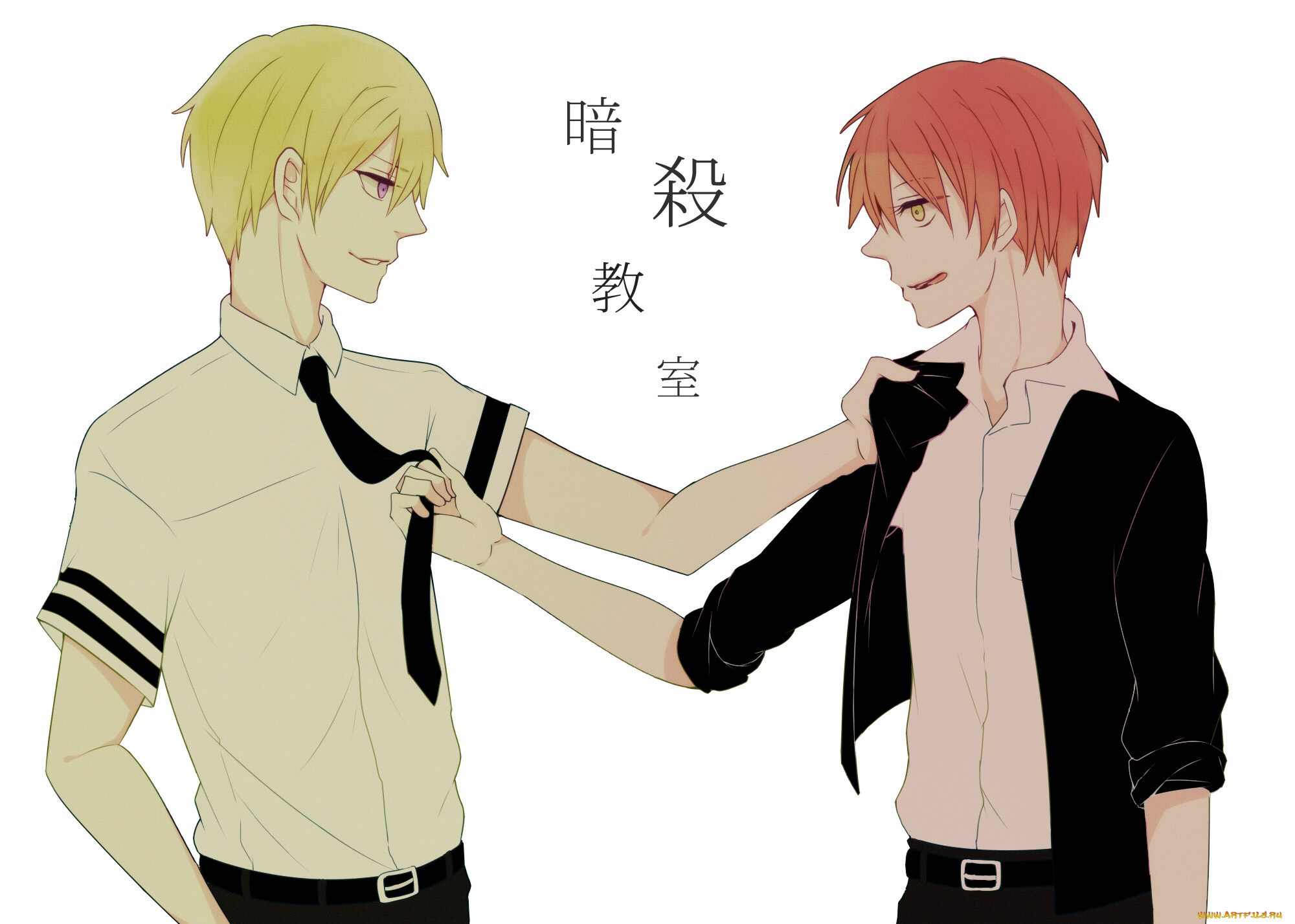 аниме, ansatsu, kyoushitsu, парни