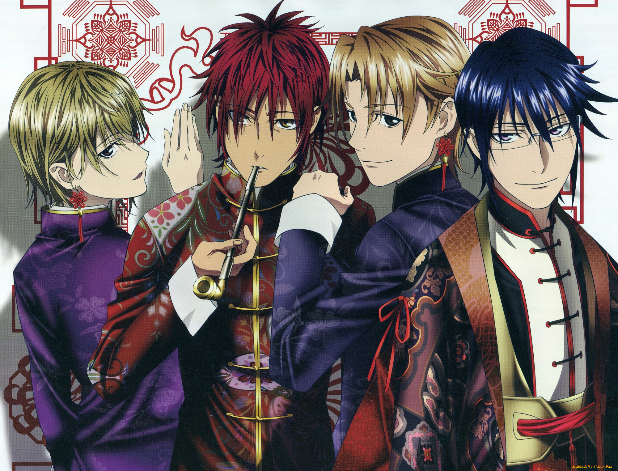 аниме, k, project, парни