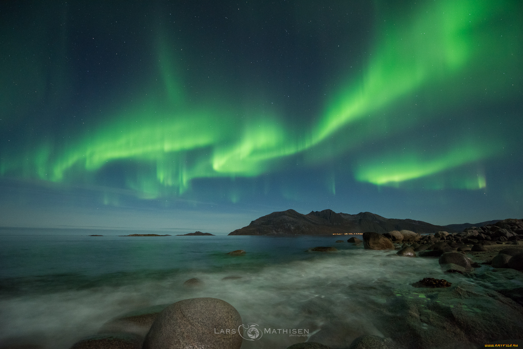 природа, северное, сияние, северное, сияние