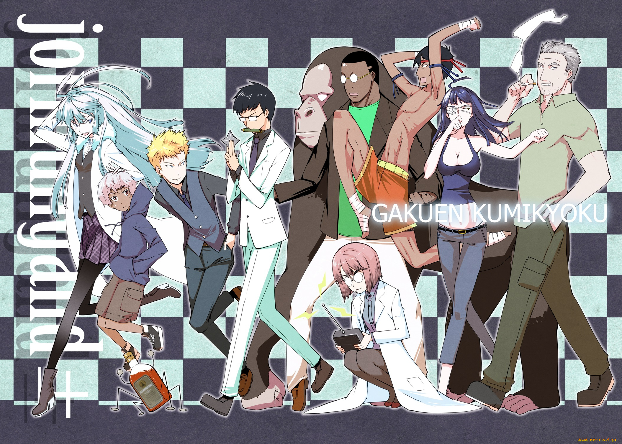 аниме, jormungand, персонажи