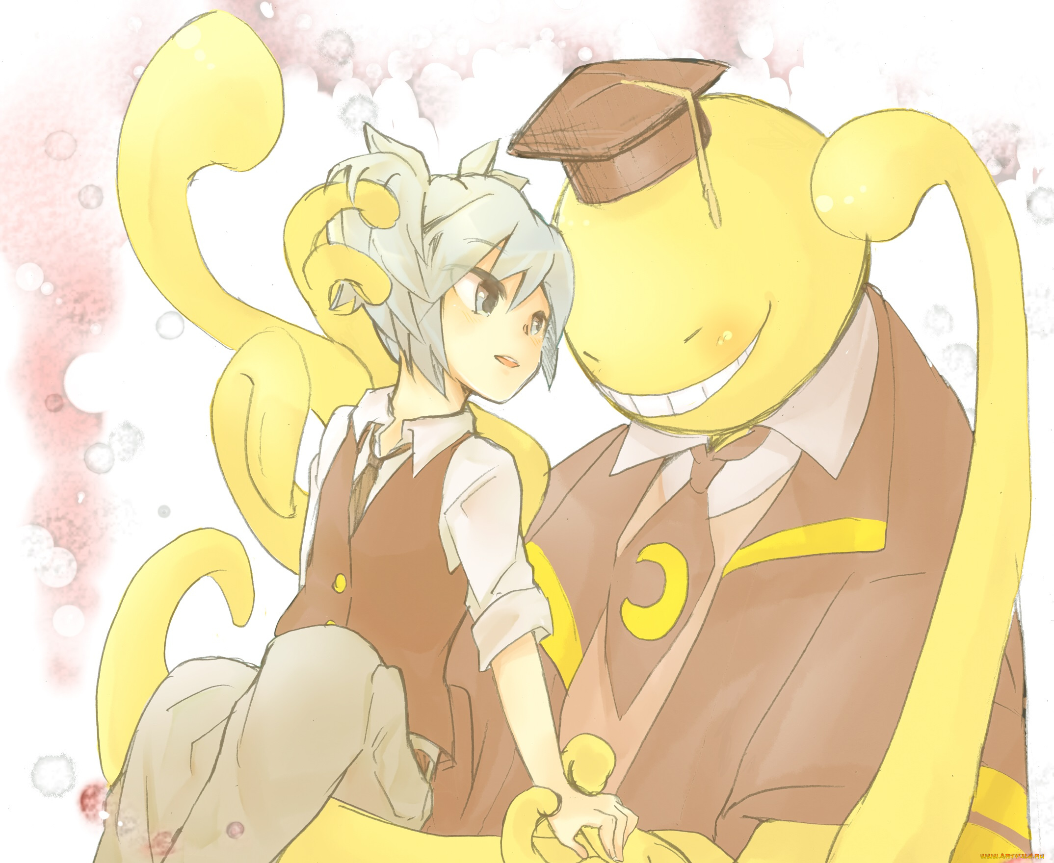 аниме, ansatsu, kyoushitsu, коро, нагиса