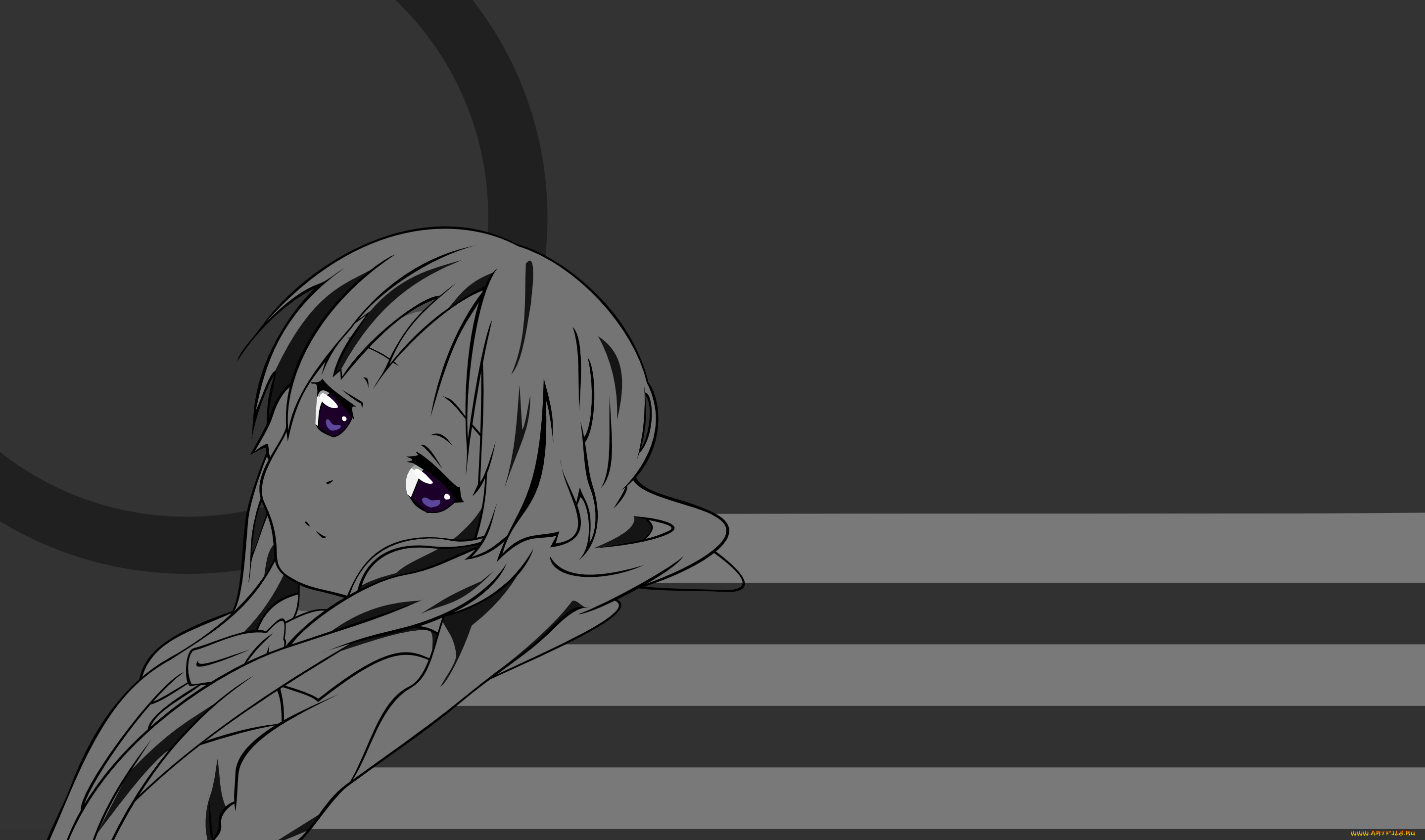 аниме, k-on, взгляд, фон, девушка