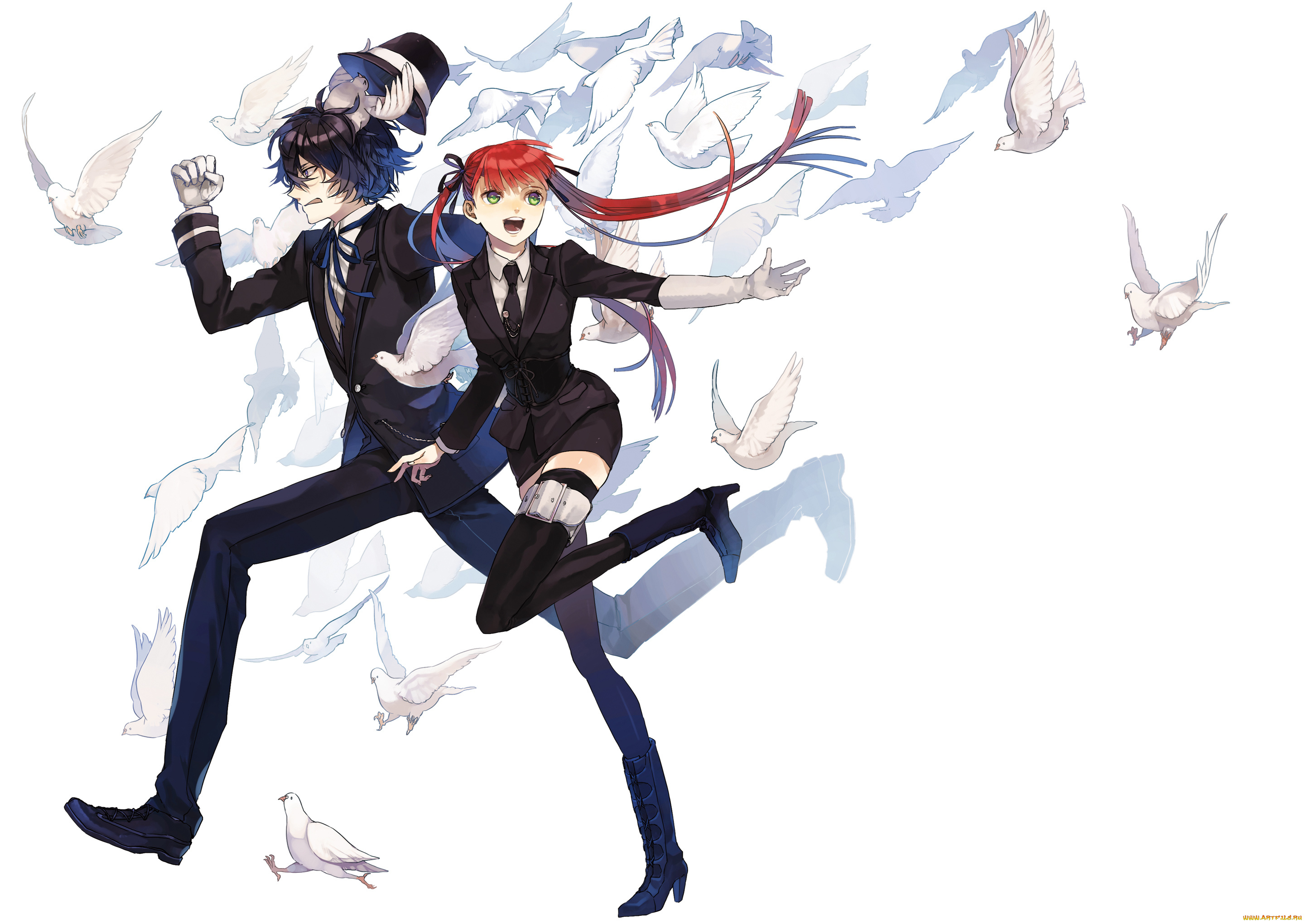 аниме, arcana, famiglia, arcana, famiglia