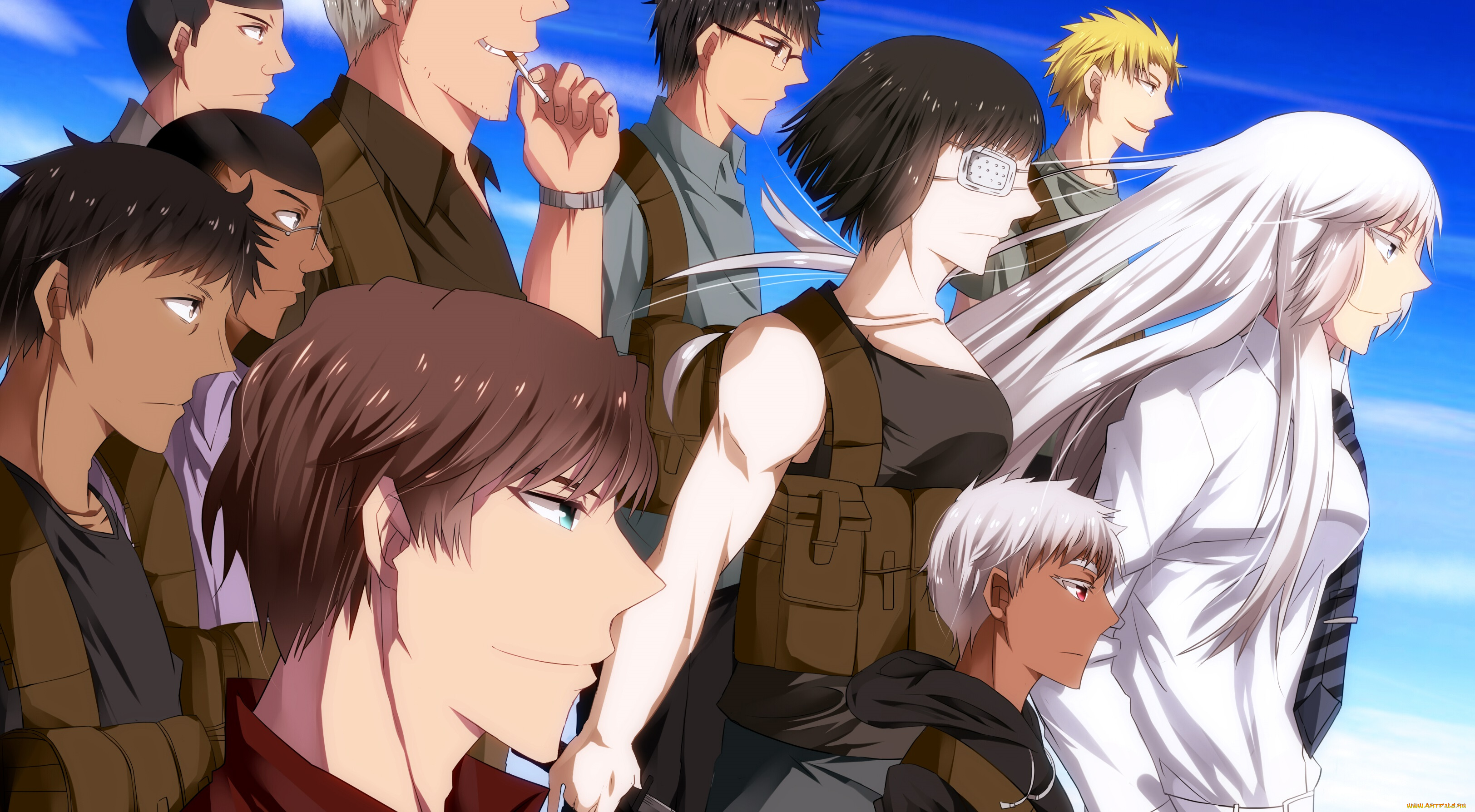 аниме, jormungand, персонажи