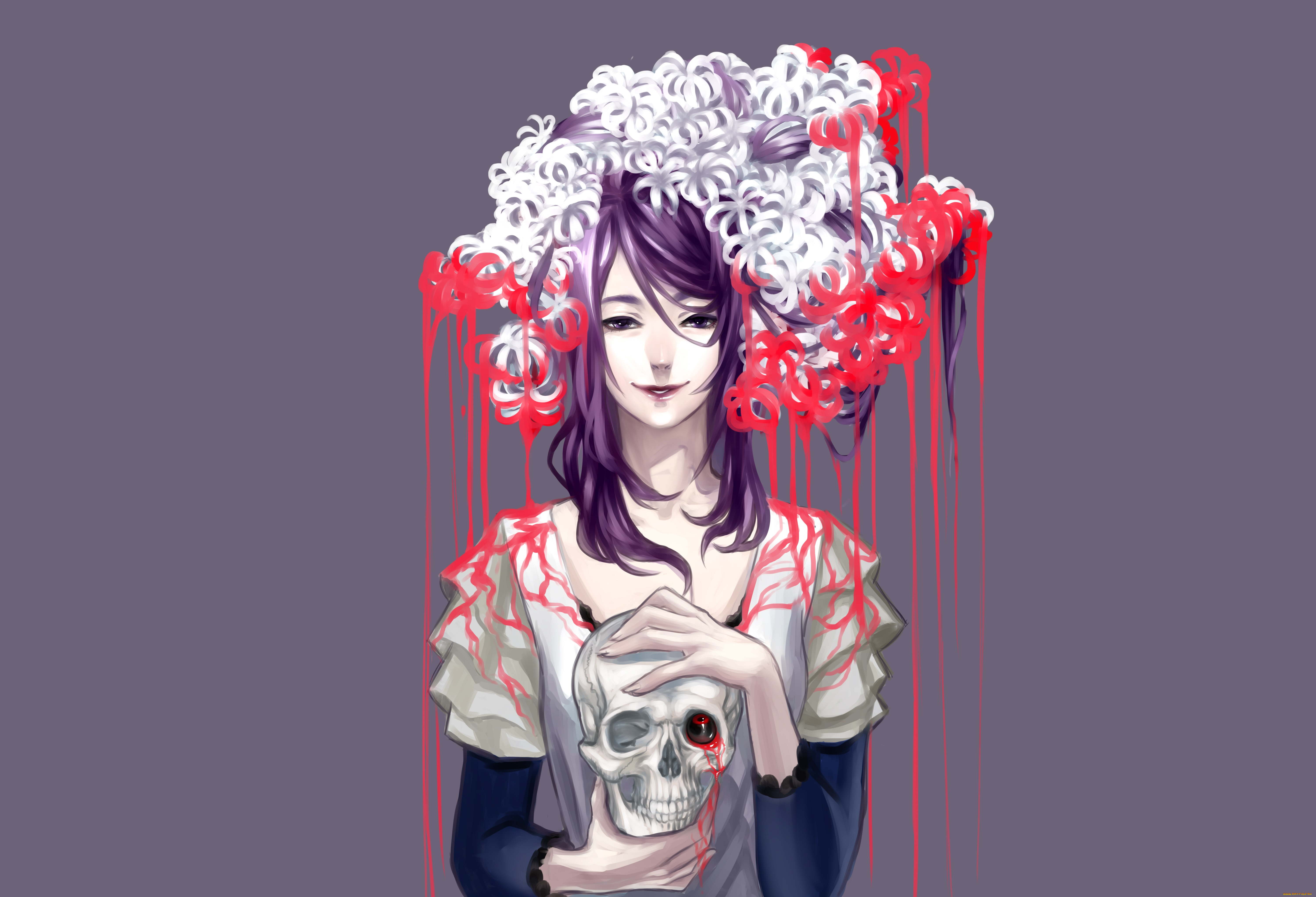 аниме, tokyo, ghoul, девушка