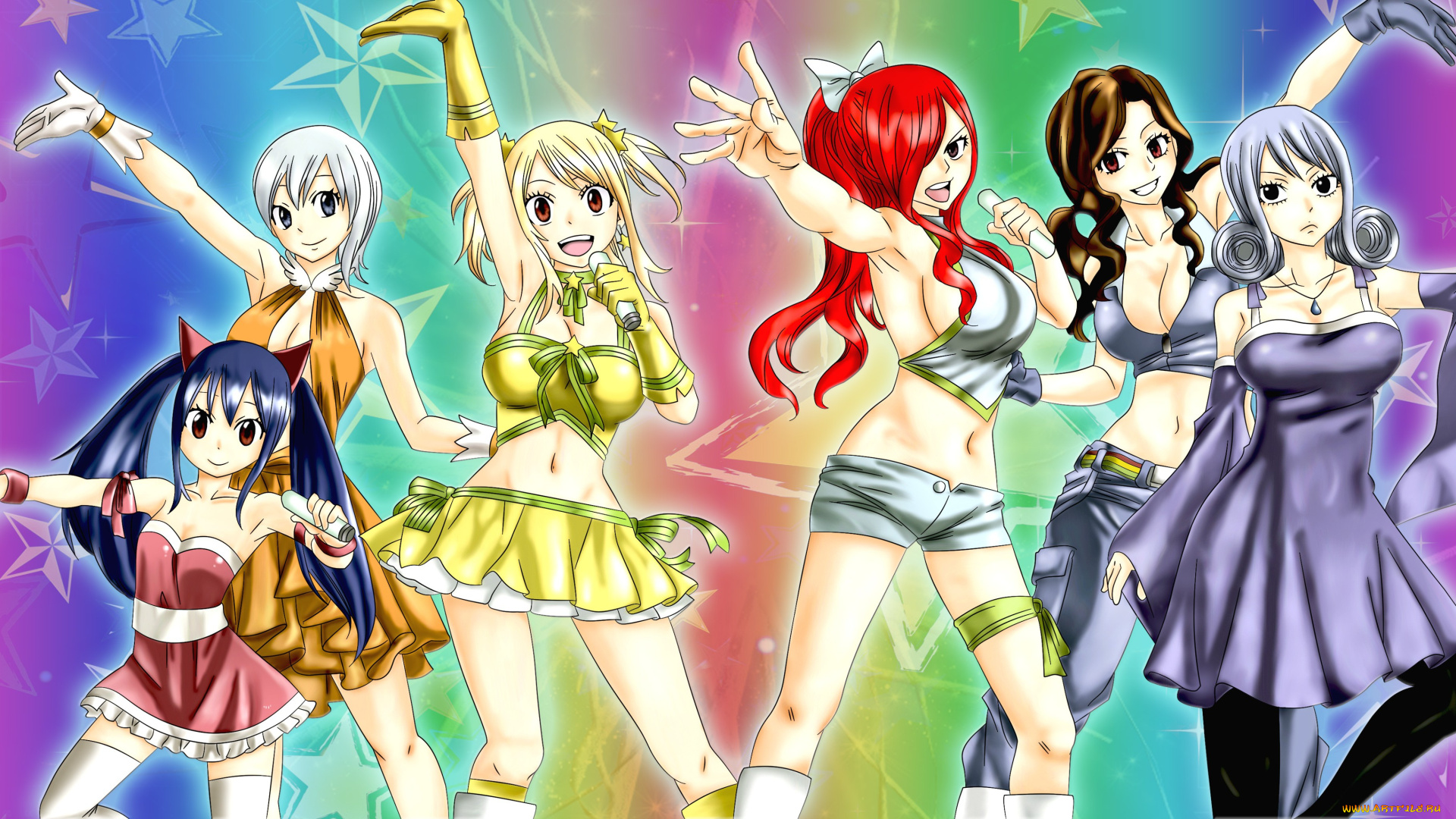 аниме, fairy, tail, bishojo, anime, big, mahou, japanese, asian, madoshi, oppai, fairy, tail, manga