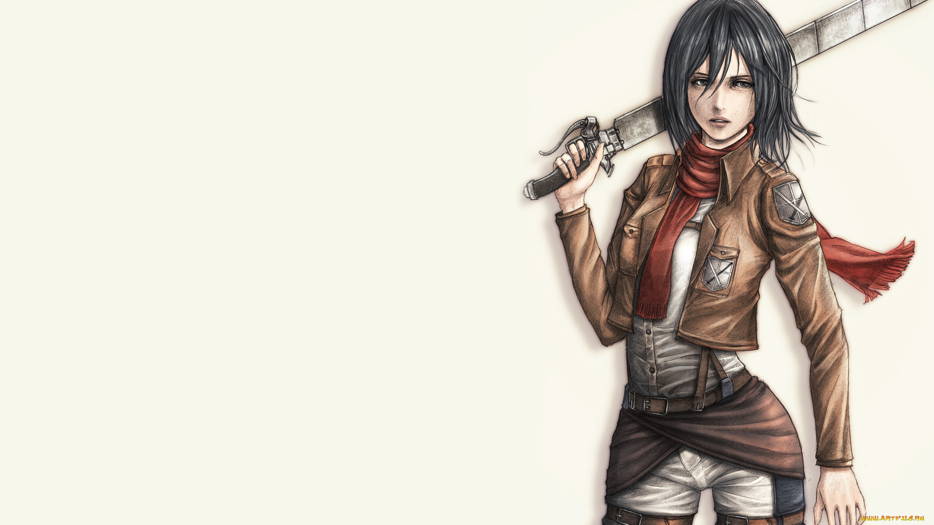 аниме, shingeki, no, kyojin, атака, титанов