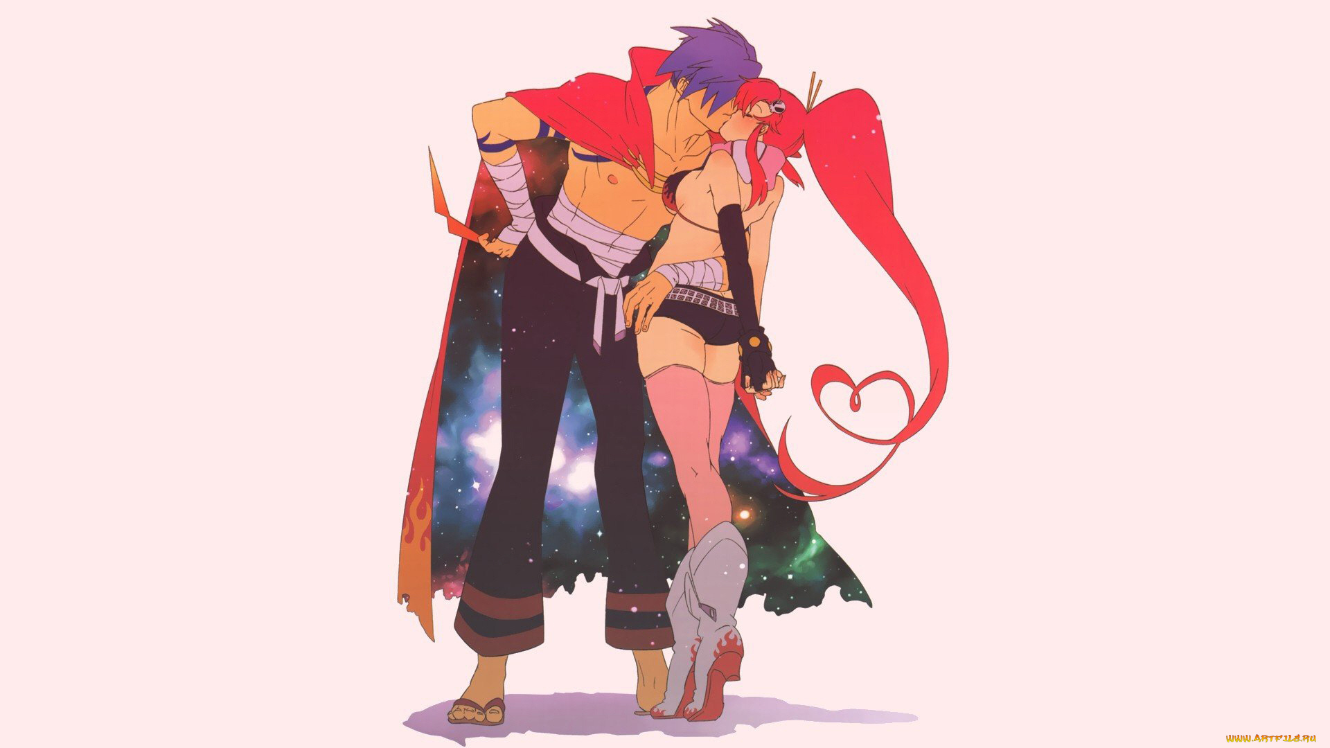 аниме, tengen, toppa, gurren-lagann, гуррен-лаган
