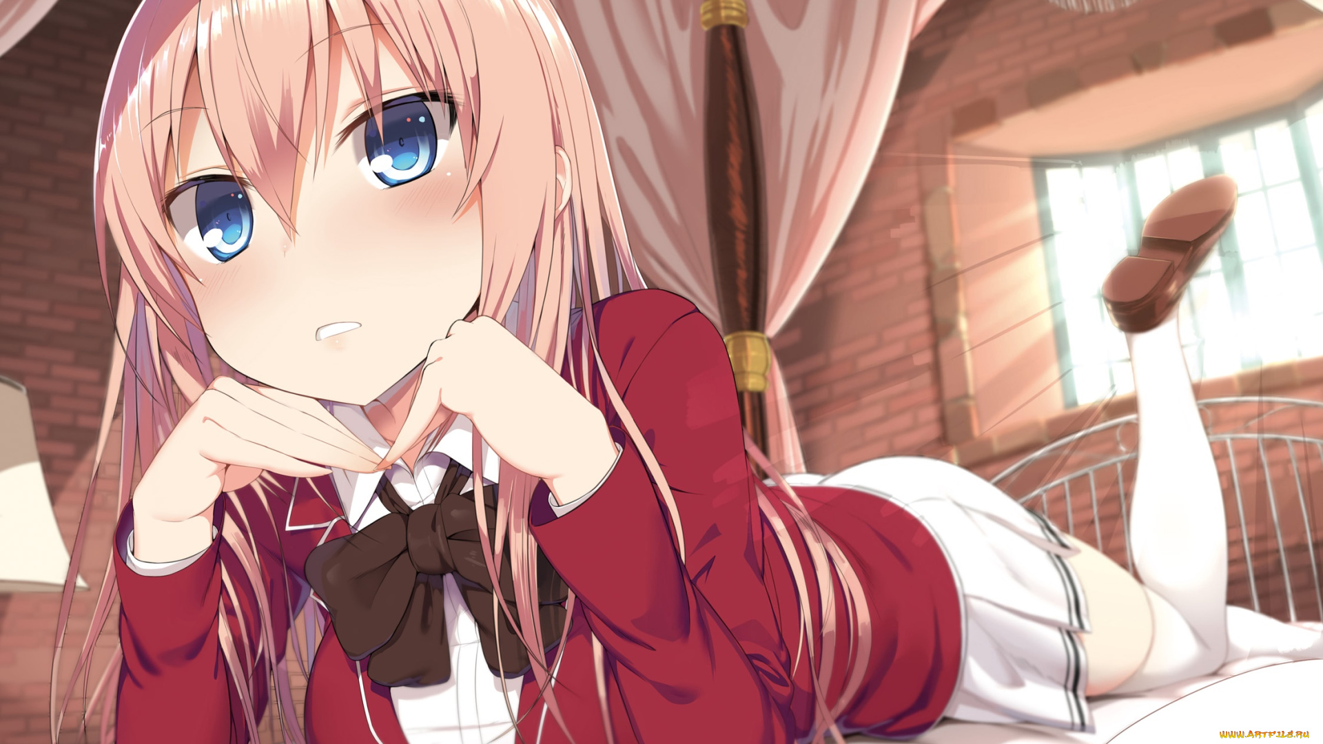 аниме, youkoso, jitsuryoku, shijou, shugi, no, kyoushitsu, e, взгляд, девушка, фон