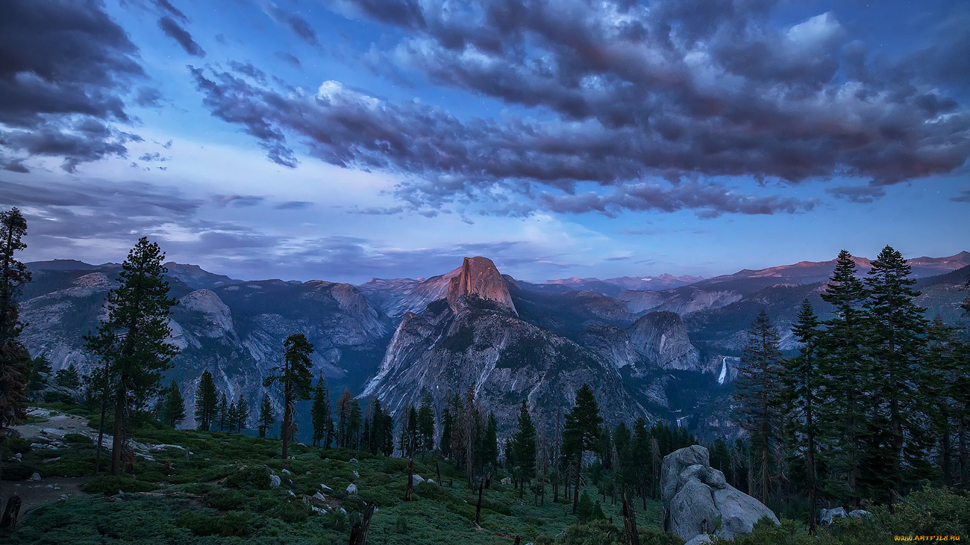 природа, горы, простор