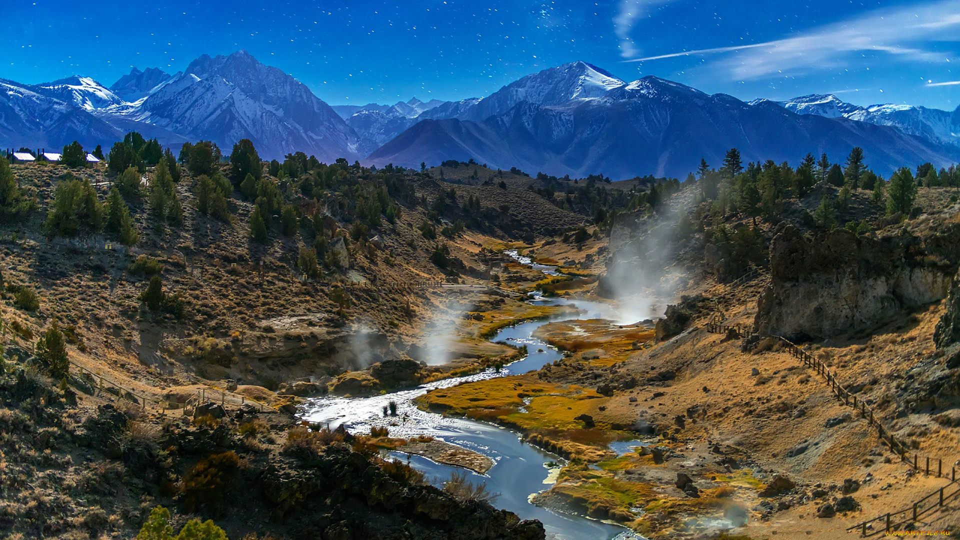 природа, горы, простор