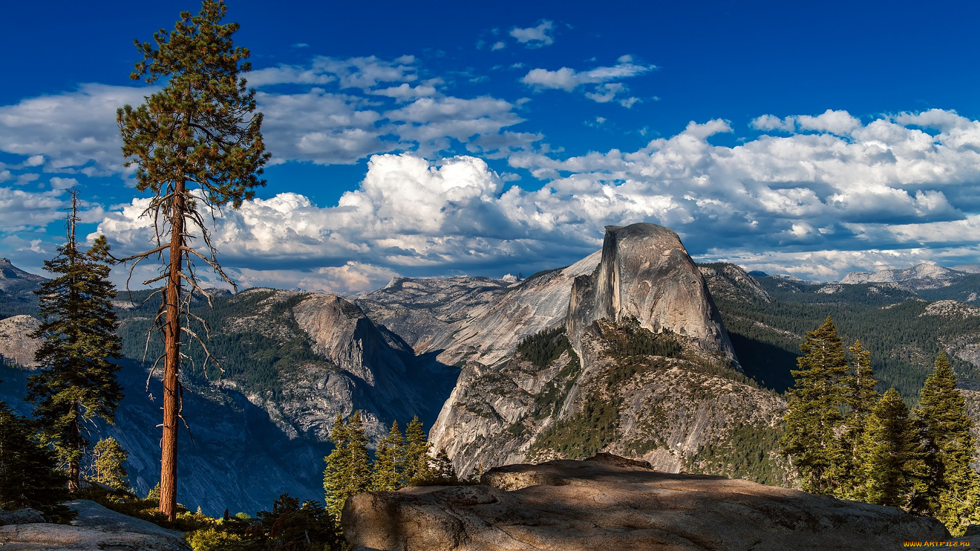 природа, горы, простор