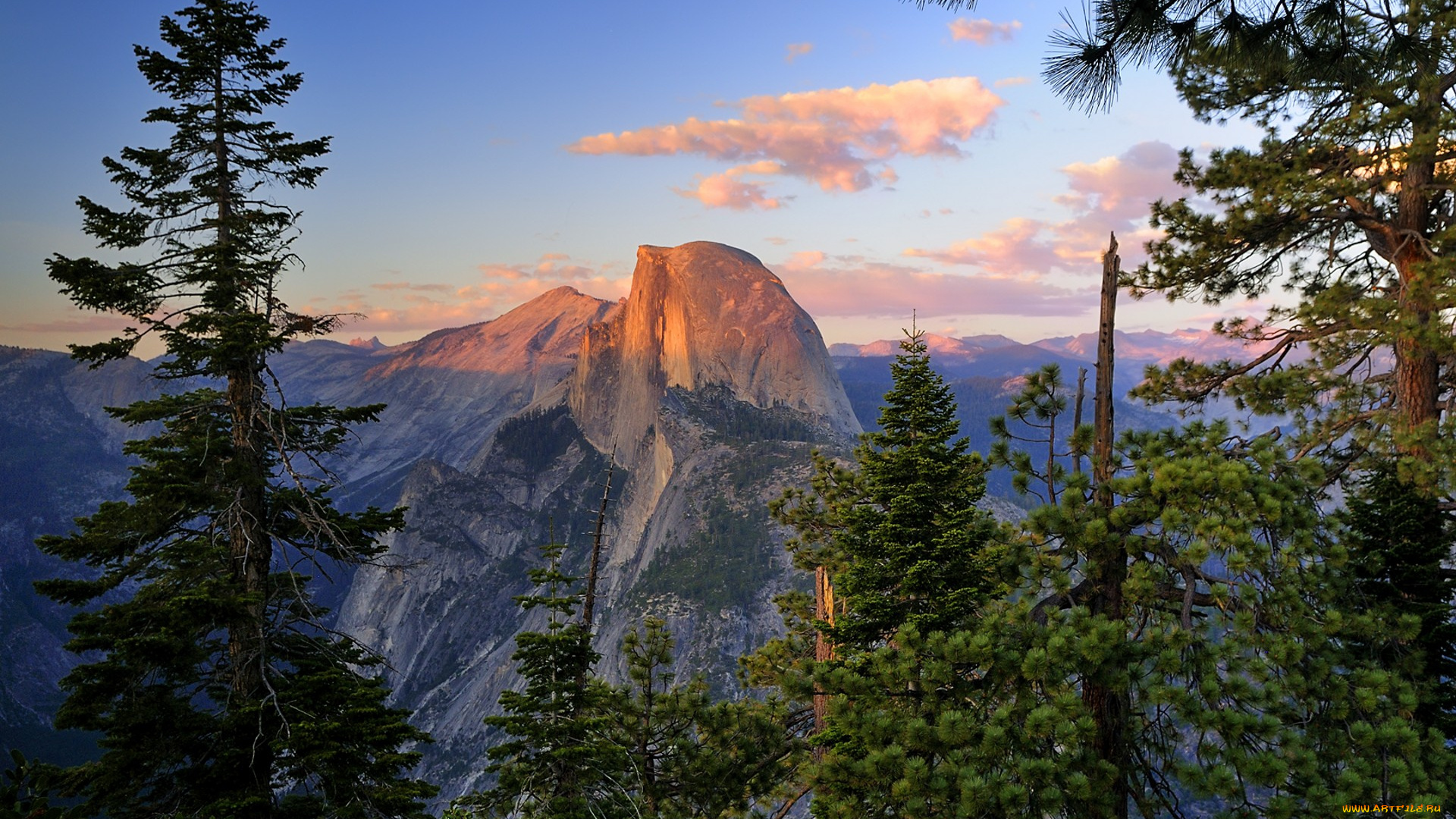 природа, горы, простор