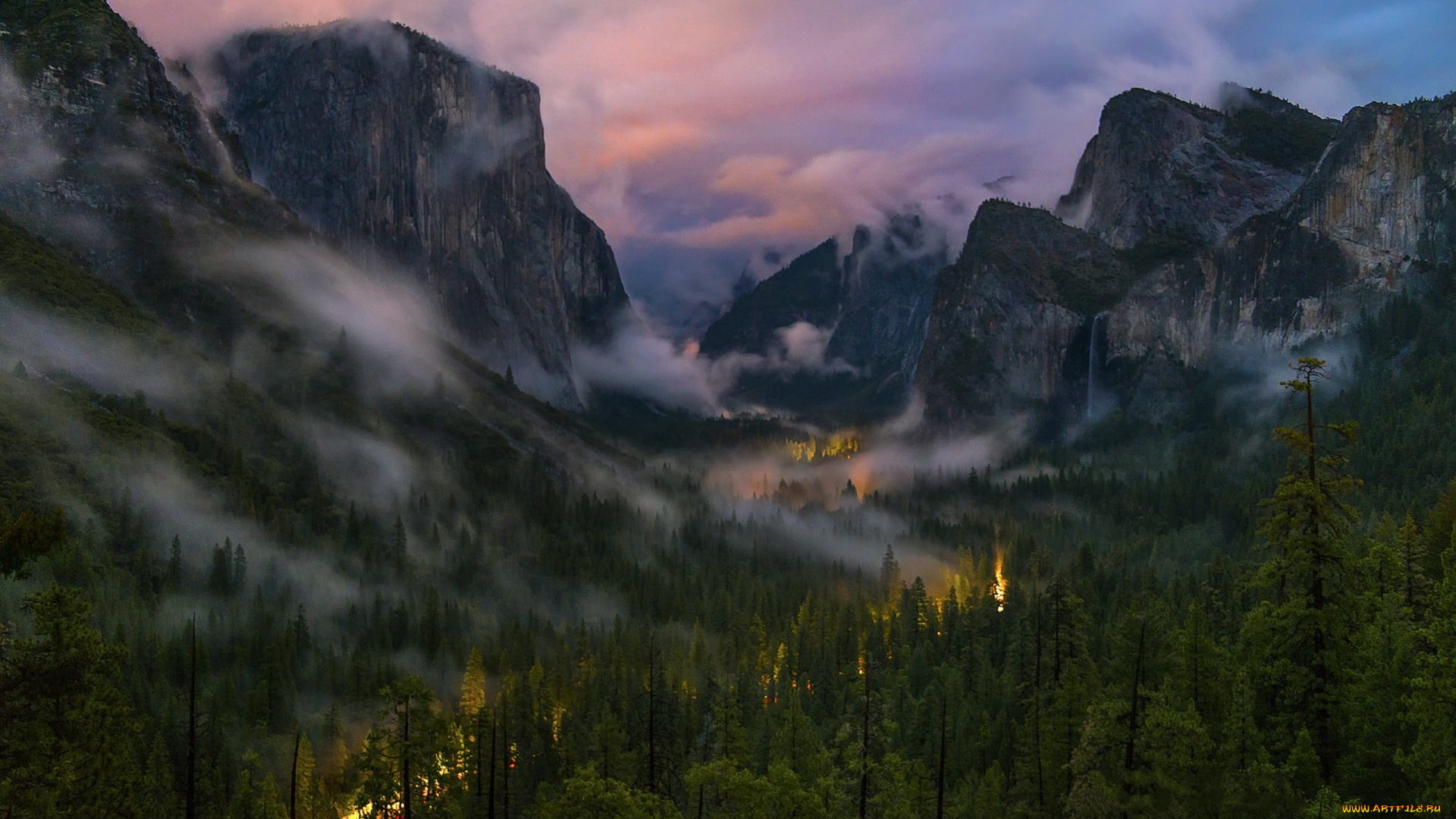 природа, горы, простор