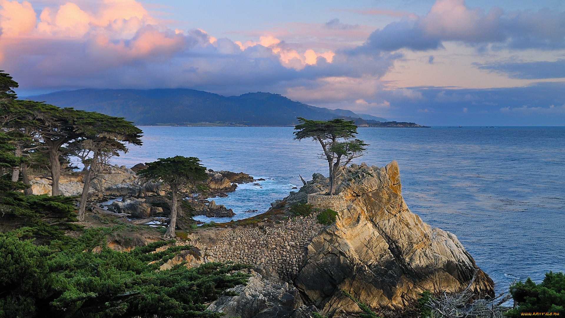 природа, побережье, простор