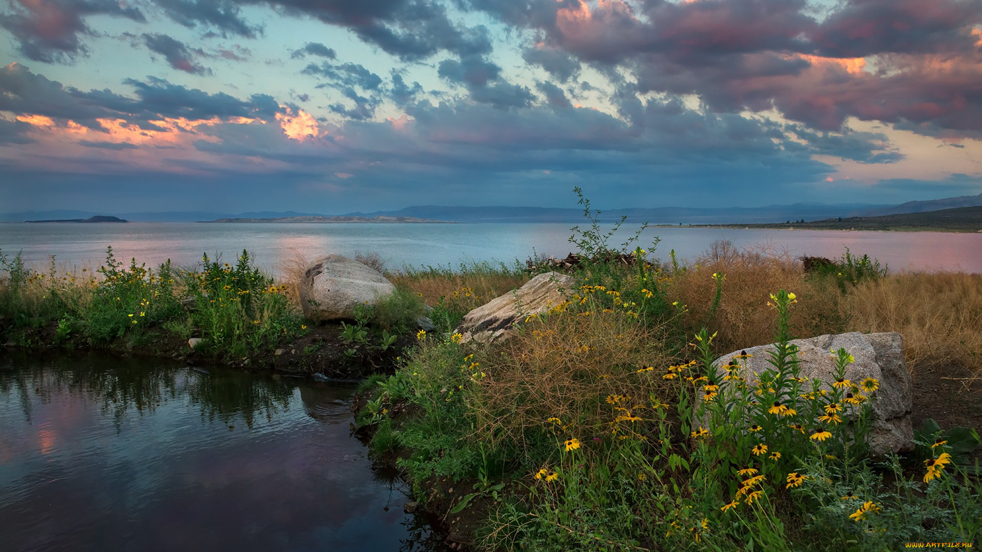 природа, реки, озера, простор