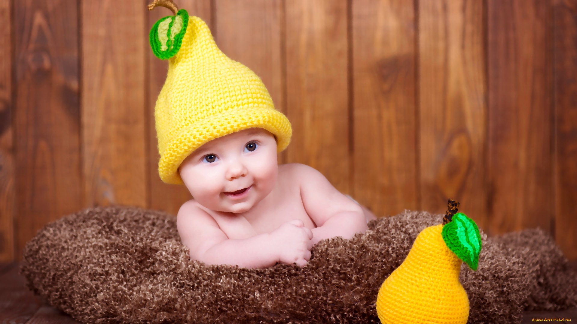 рисованное, дети, малыш, младенец, ребёнок, доски, стена, груша, игрушка, шапочка