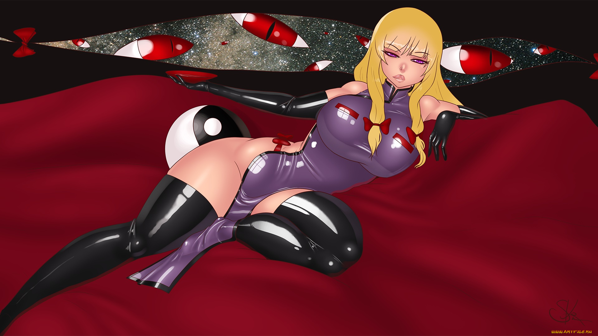 векторная, графика, девушки, , girls, девушка, фон, взгляд