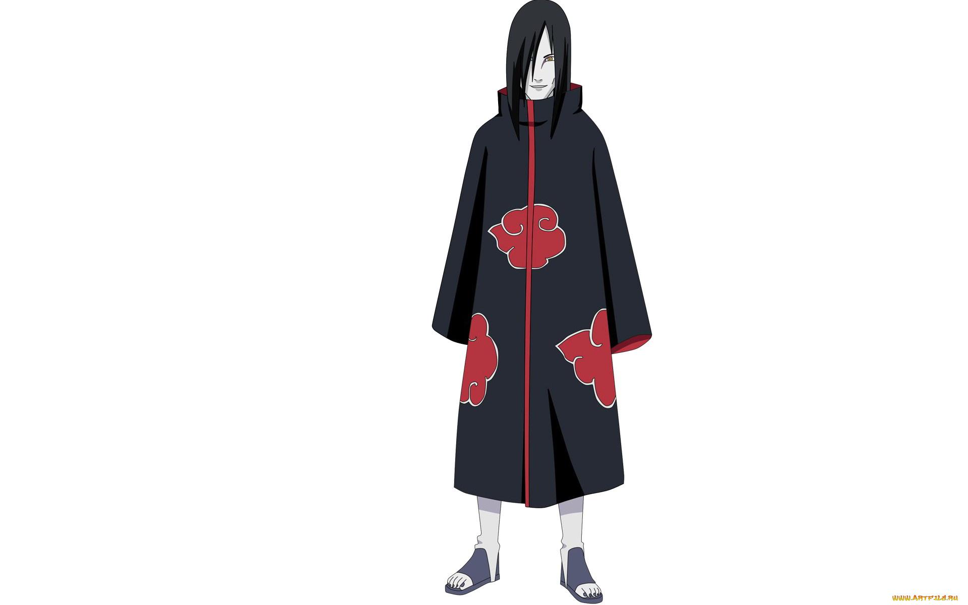 аниме, naruto, плащ, орочимару, санин
