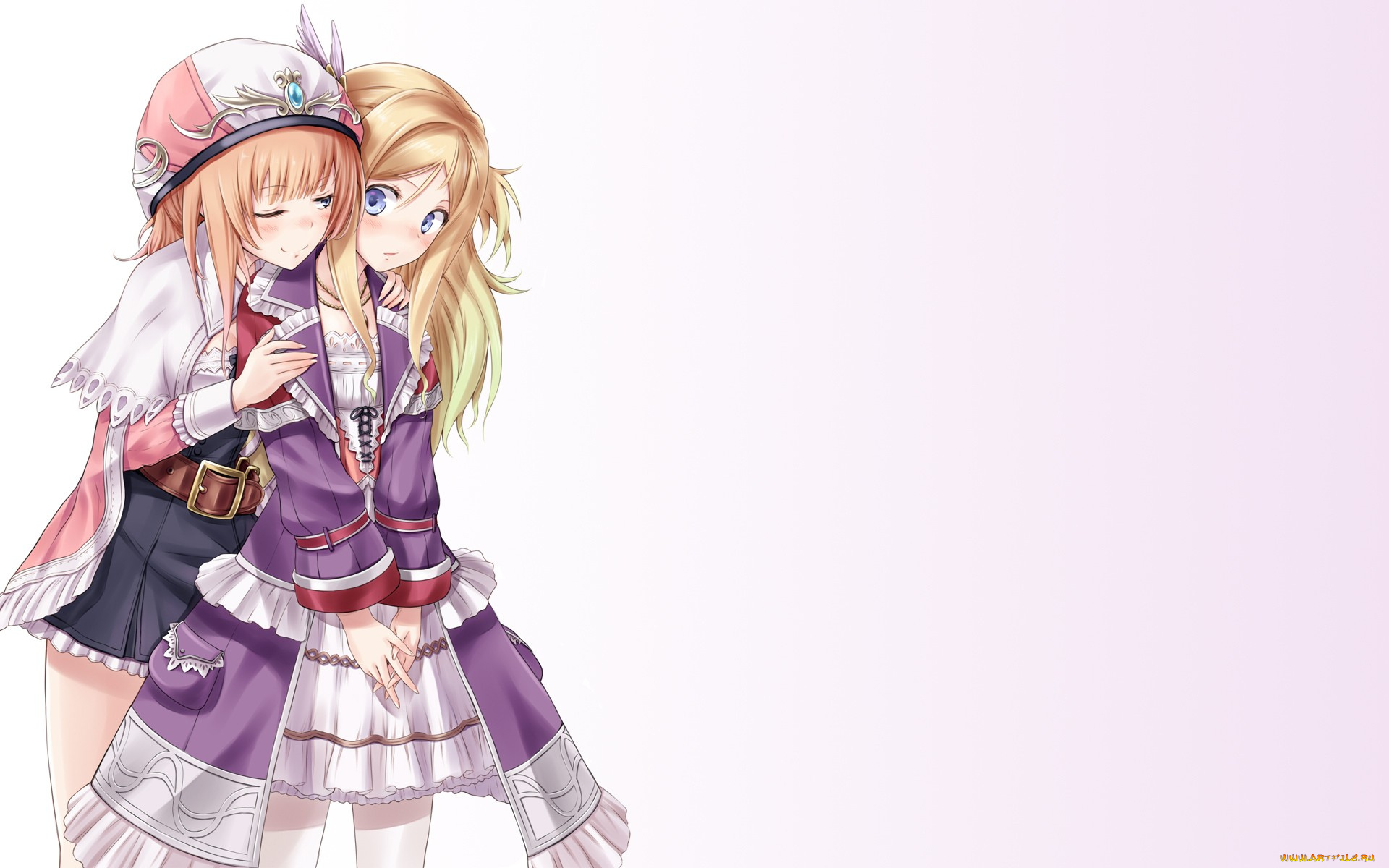 аниме, unknown, , другое, фон, взгляд, девушки