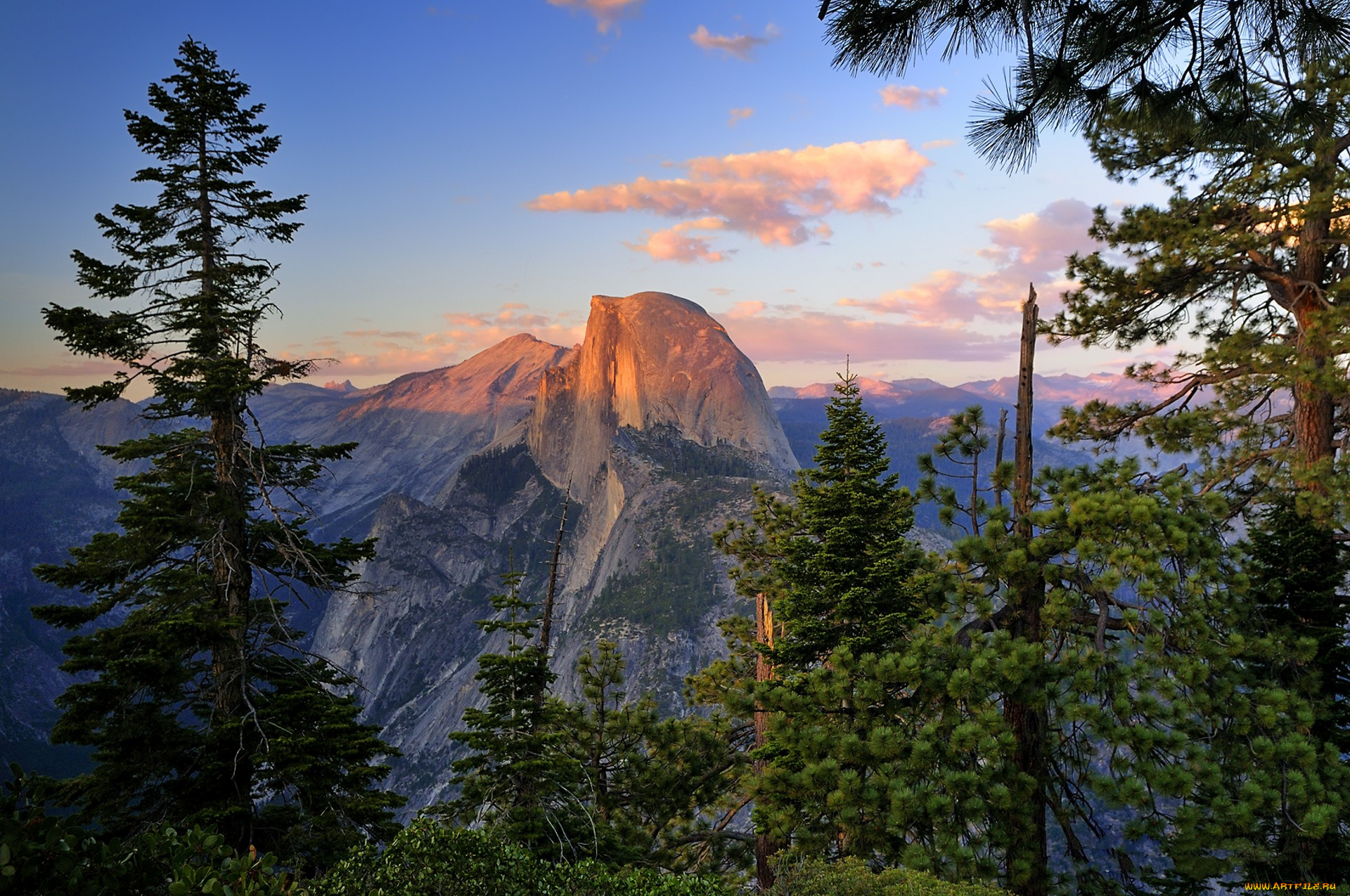 природа, горы, простор