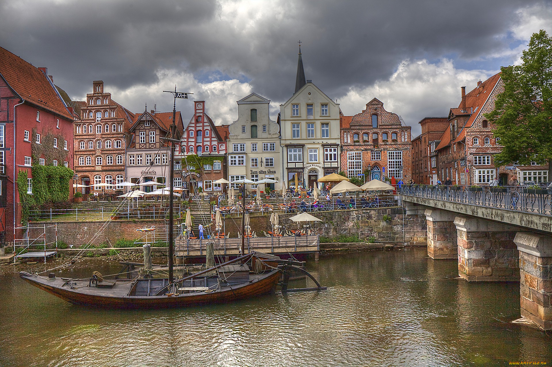 hansestadt, l&, 252, neburg, корабли, порты, , , причалы, набережная