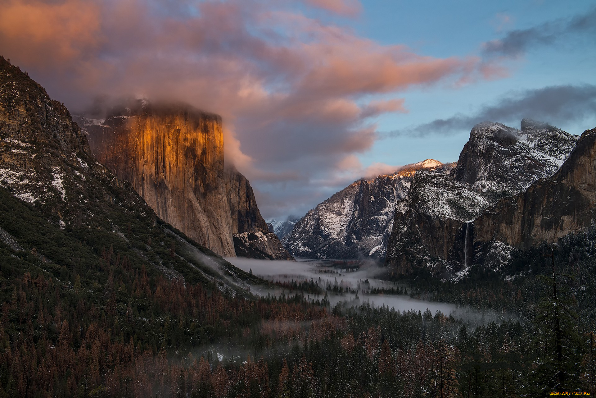 природа, горы, простор