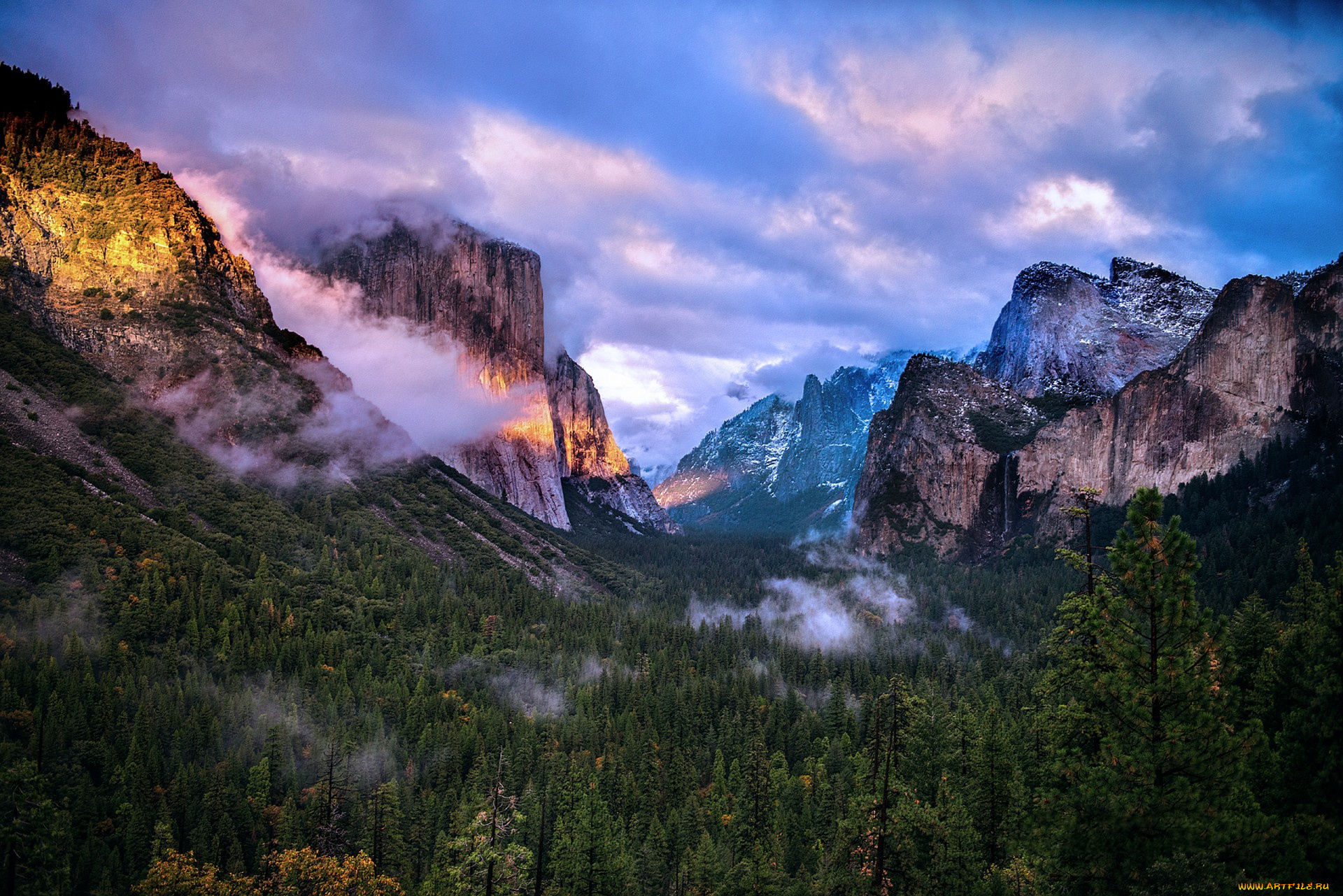 природа, горы, простор