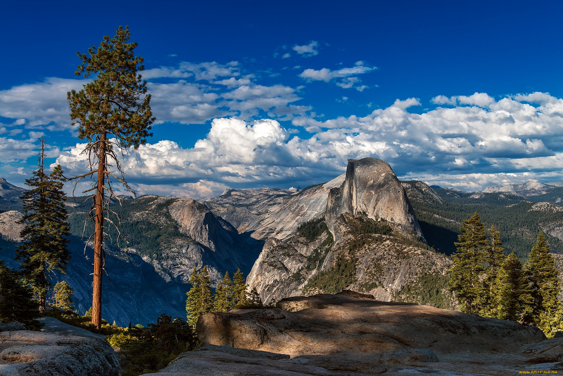 природа, горы, простор