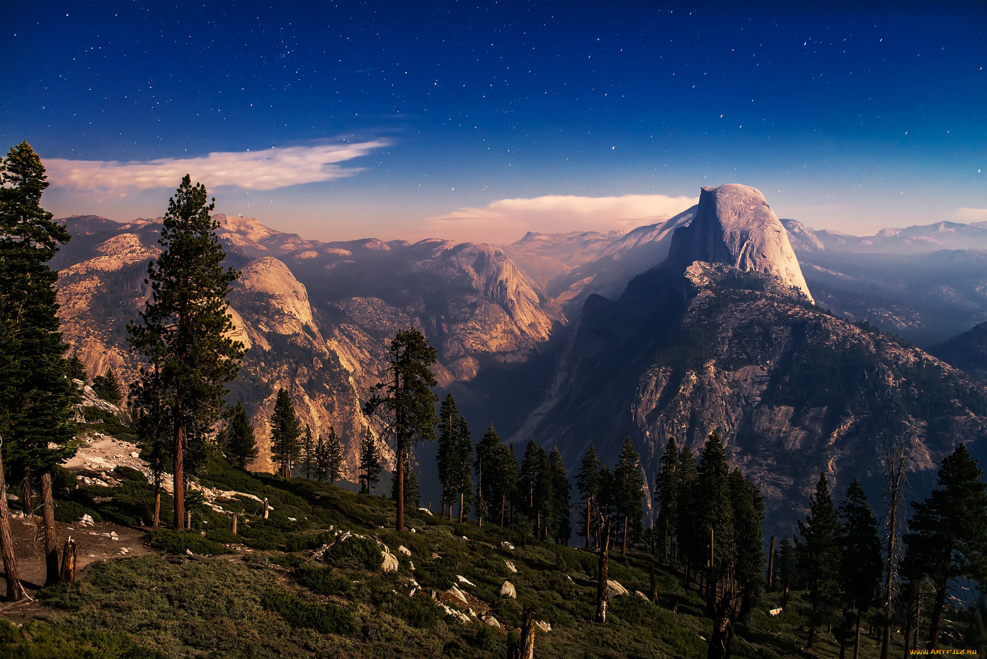 природа, горы, простор